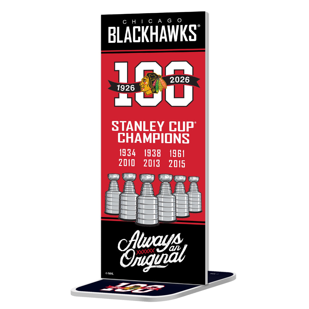 Chicago Blackhawks Centennial Stanley Cup Champions Ticket Always an Original