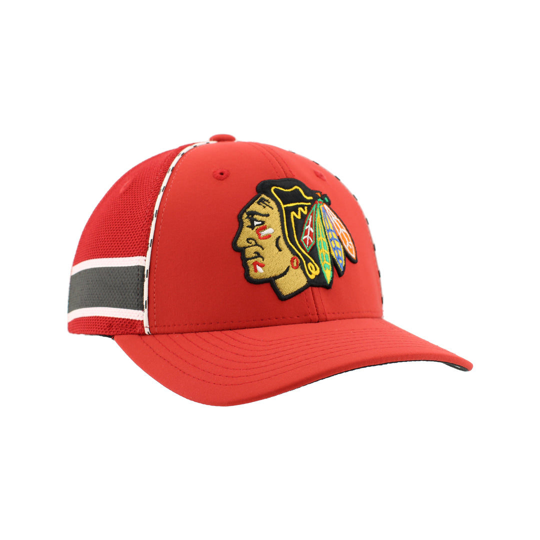 Zephyr Chicago Blackhawks Skate Lace Check It Snapback