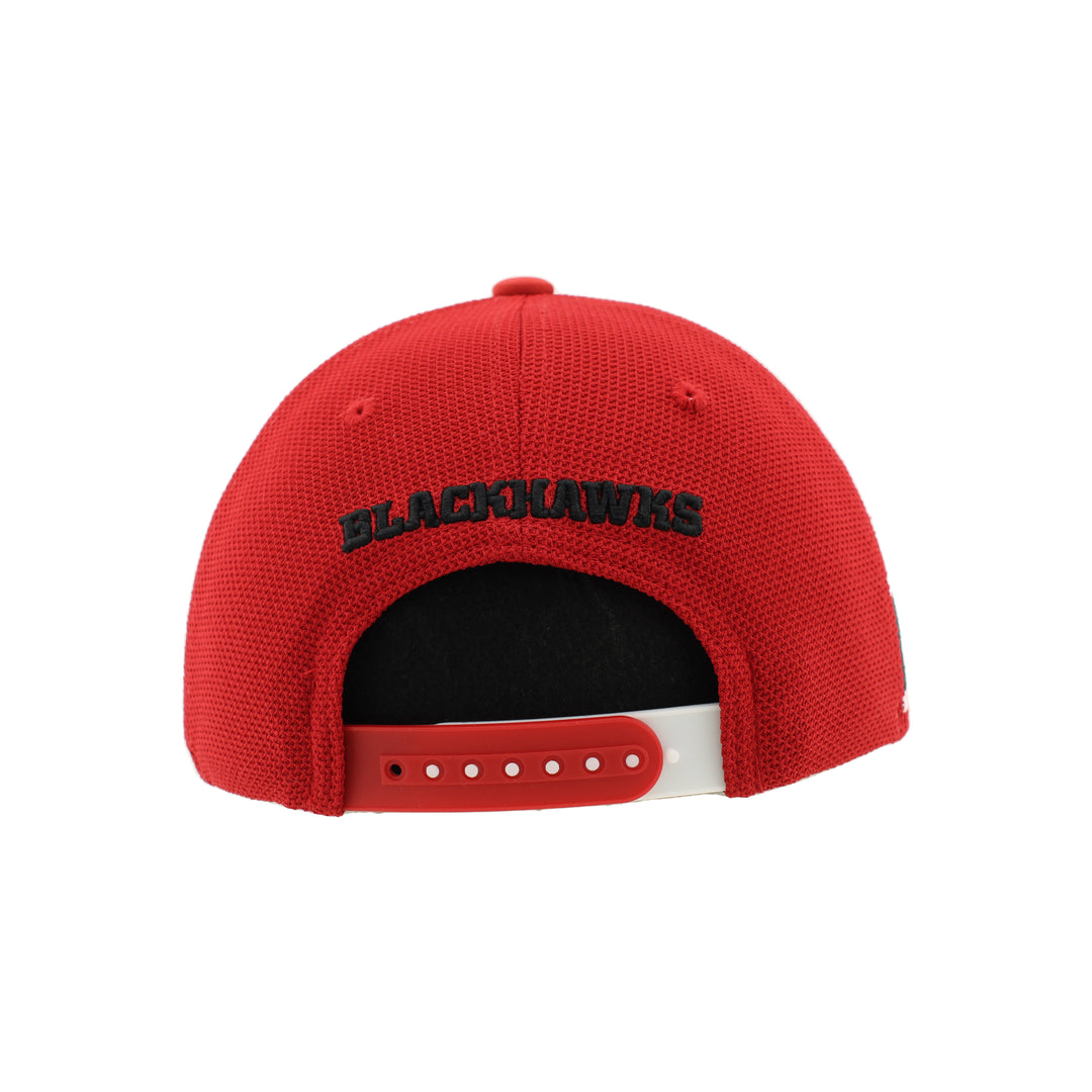 Zephyr Chicago Blackhawks Skate Lace Check It Snapback