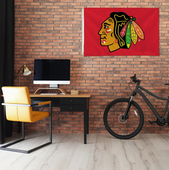 Chicago Blackhawks 3'x5' Banner Flag