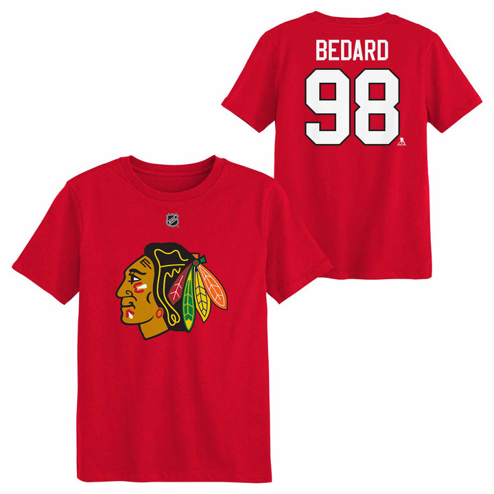 Outerstuff Connor Bedard Chicago Blackhawks Kids Player Tee