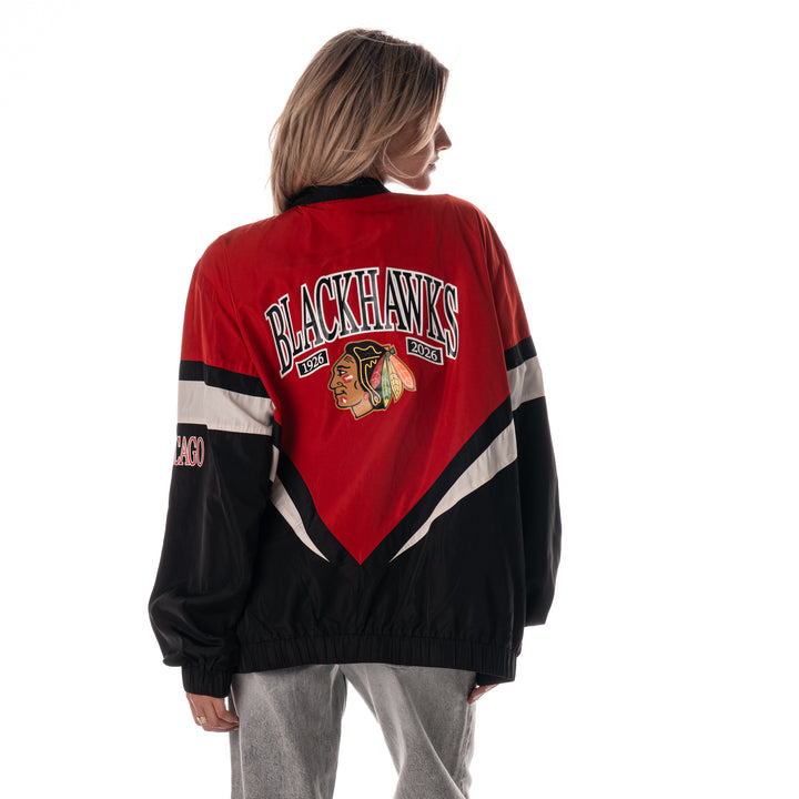 Wild Collective Chicago Blackhawks Centennial Track Jacket