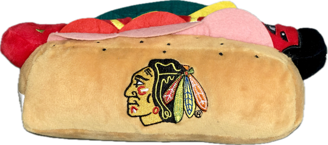 Chicago Blackhawks Plush Chicago-Style Hot Dog