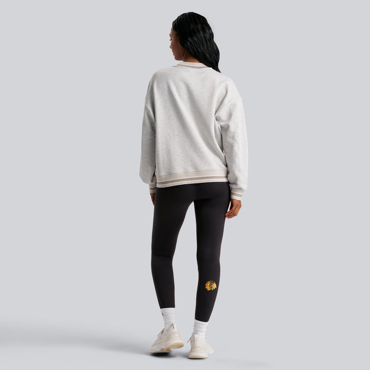 lululemon Chicago Blackhawks Perfectly Oversized Ringer Crew