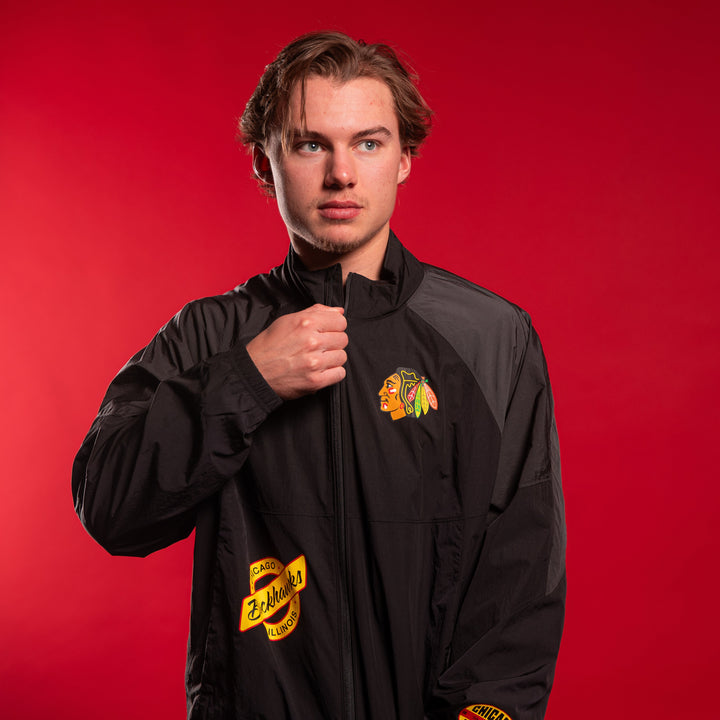 lululemon Chicago Blackhawks Oversized Nylon Track Jacket