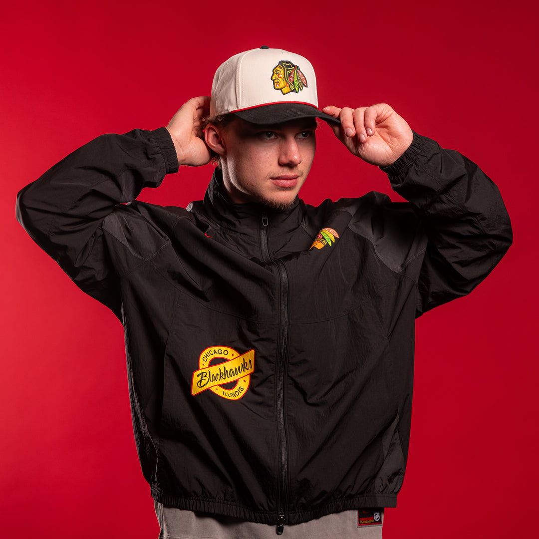lululemon Chicago Blackhawks Oversized Nylon Track Jacket