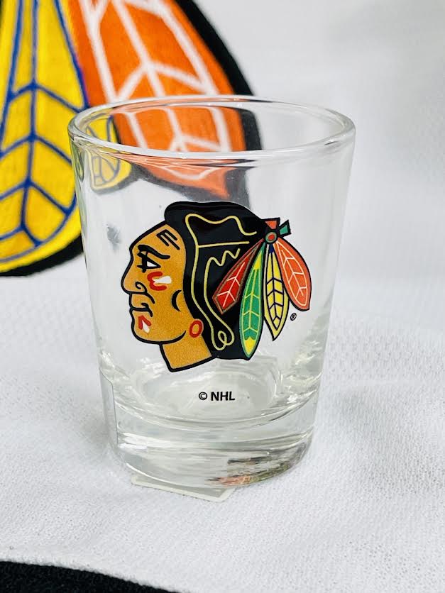 HAWKS CLASSIC COLLECTION SHOT GLASS