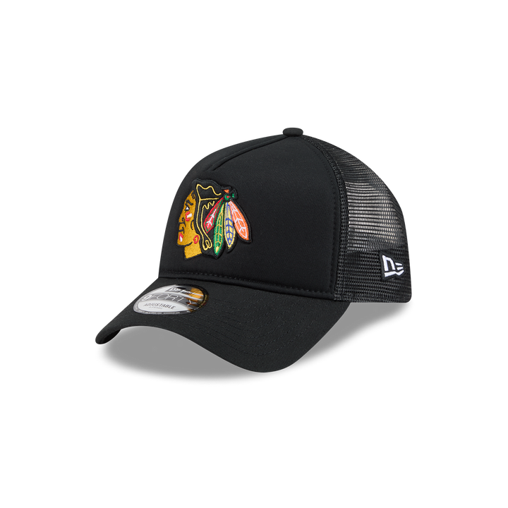 New Era Chicago Blackhawks 9FORTY A-Frame Trucker Snapback