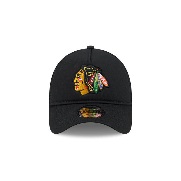 New Era Chicago Blackhawks 9FORTY A-Frame Trucker Snapback