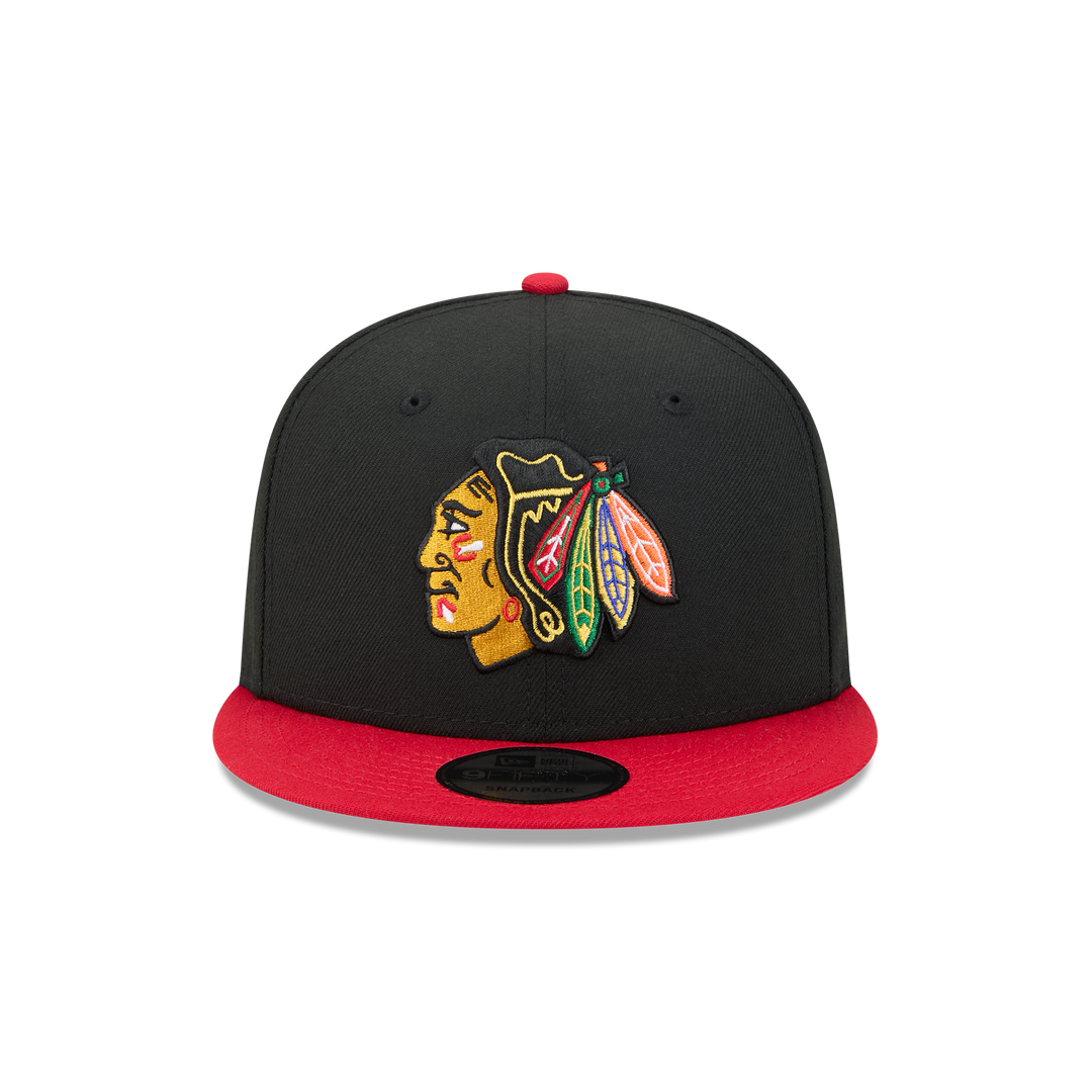 New Era Chicago Blackhawks 9FIFTY Two Tone Flat Brim Snapback