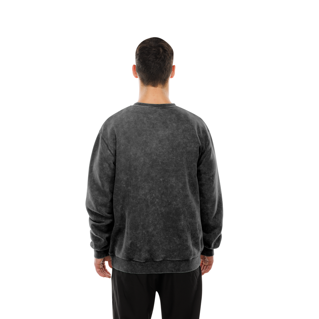 New Era Chicago Blackhawks Throwback Mineral Wash Crewneck