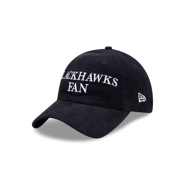 New Era Chicago Blackhawks Corduroy Blackhawks Fan Adjustable Cap
