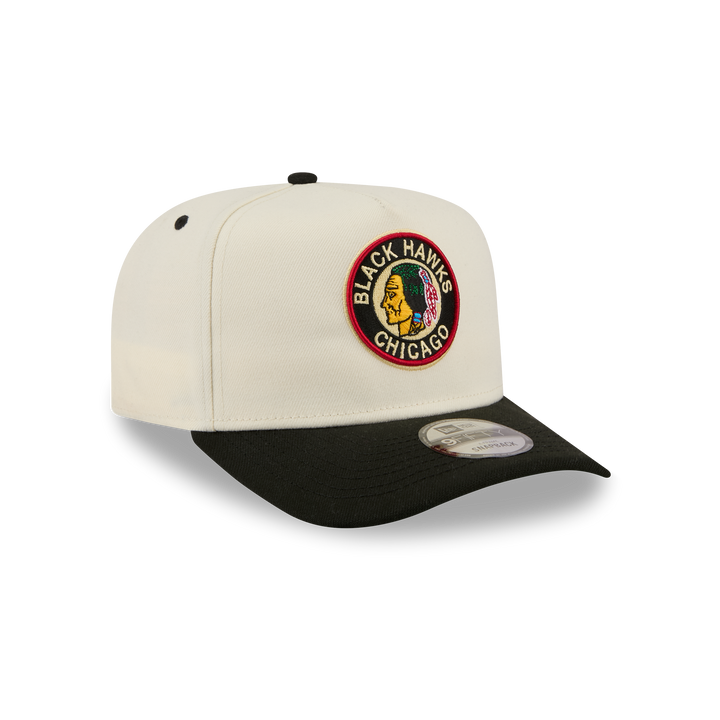New Era Chicago Blackhawks 9FIFTY A-Frame Vintage Cream Snapback