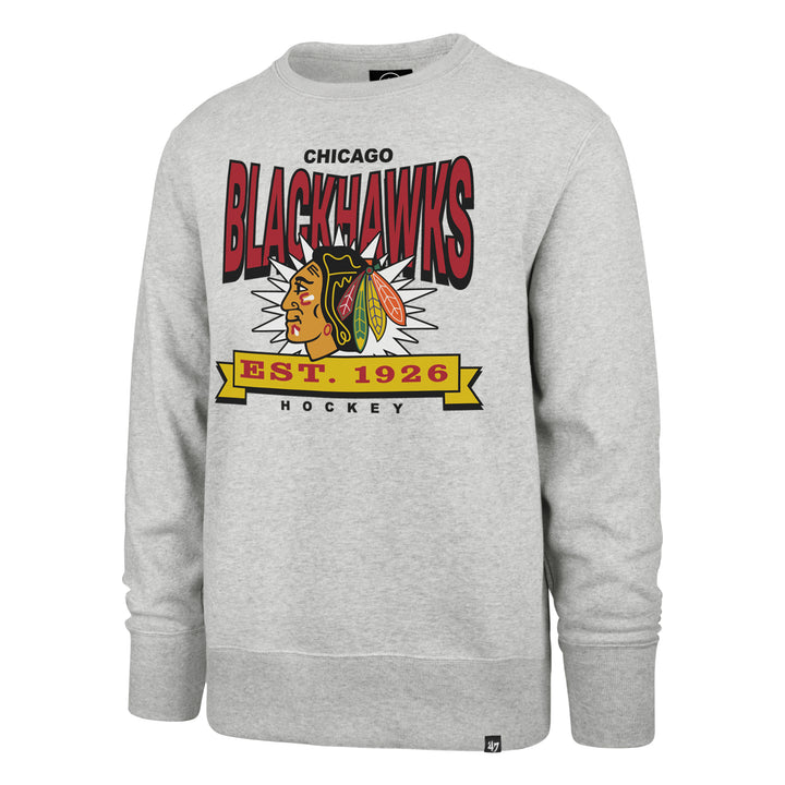 '47 Chicago Blackhawks Twelve Six Headline Crewneck