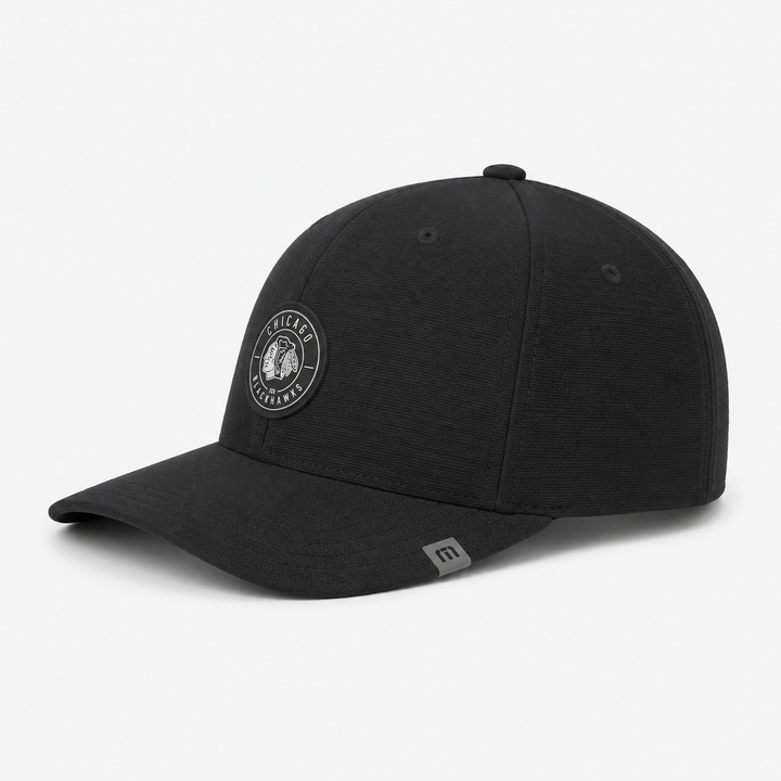 TravisMathew Chicago Blackhawks Bahamas Silicone Patch Snapback