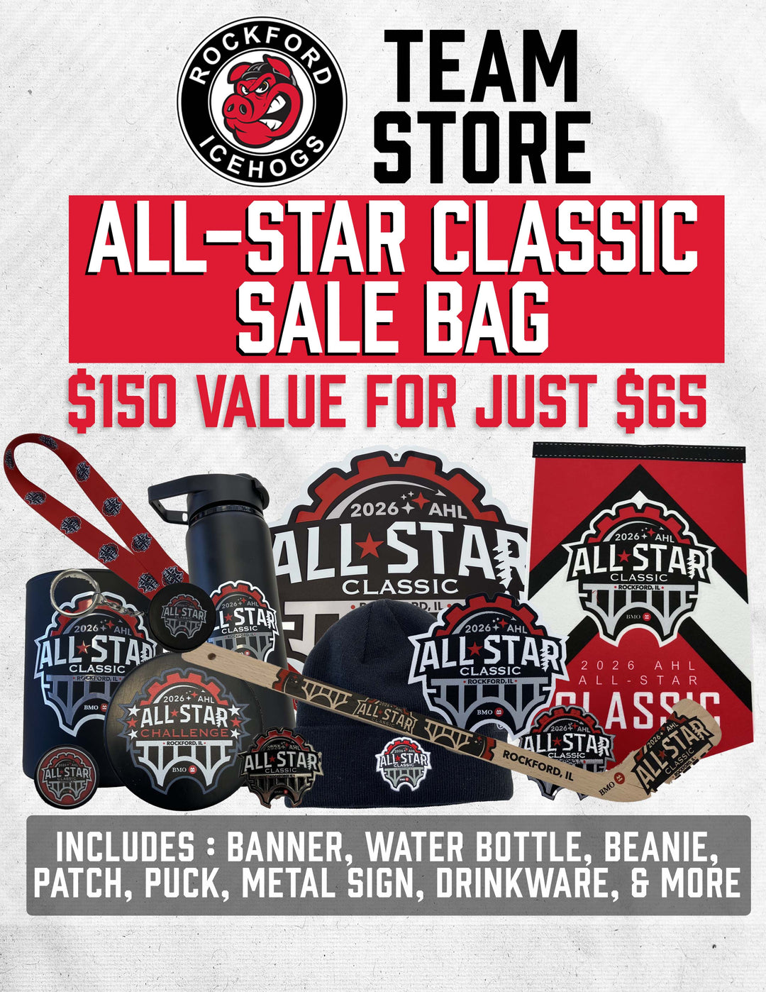 Rockford IceHogs All Star Classic Novelty Bag