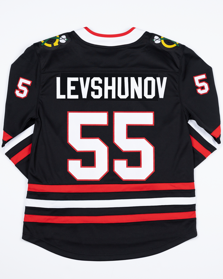 Fanatics Chicago Blackhawks Artyom Levshunov Breakaway Replica Alternate Pressed Jersey