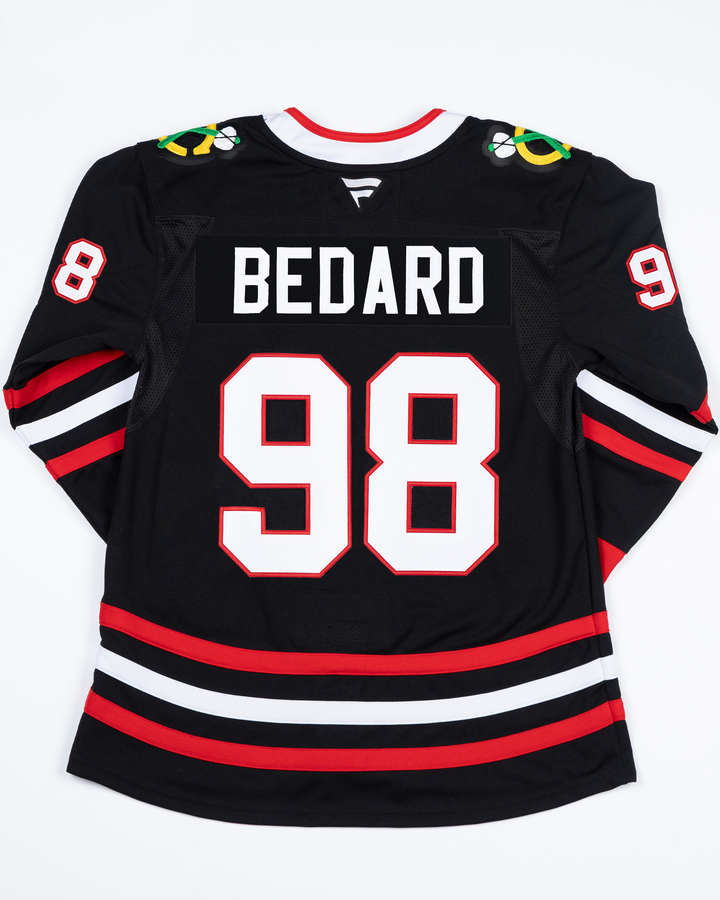 Fanatics Chicago Blackhawks Connor Bedard Premium Alternate Pressed Jersey