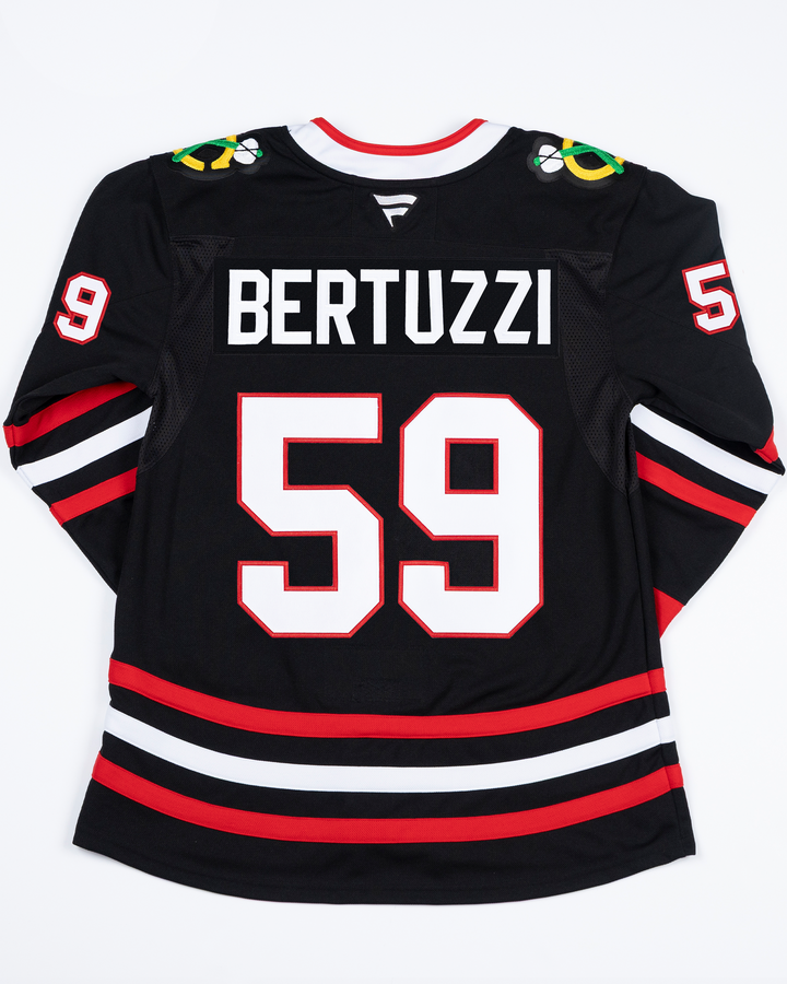 Fanatics Chicago Blackhawks Tyler Bertuzzi Premium Alternate Pressed Jersey