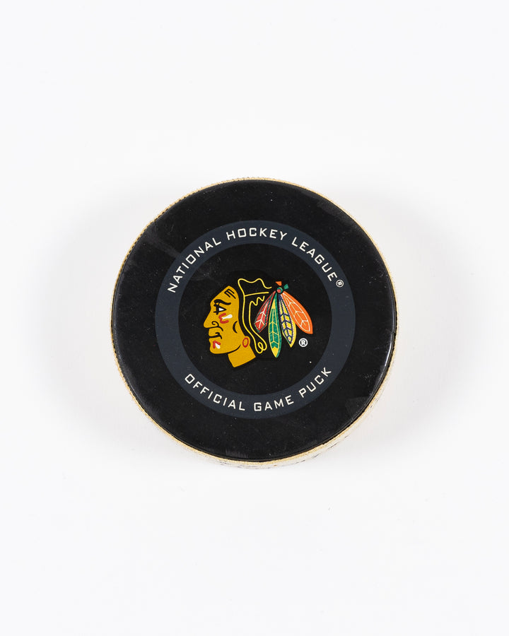 Connor Murphy Game-Used Goal Puck 11/19/19 13355