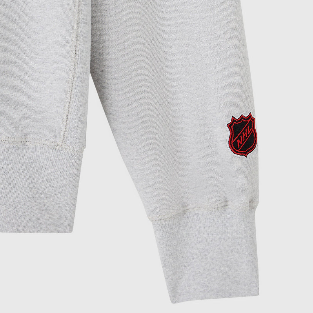OVO x NHL Chicago Blackhawks Crewneck - Ash Heather
