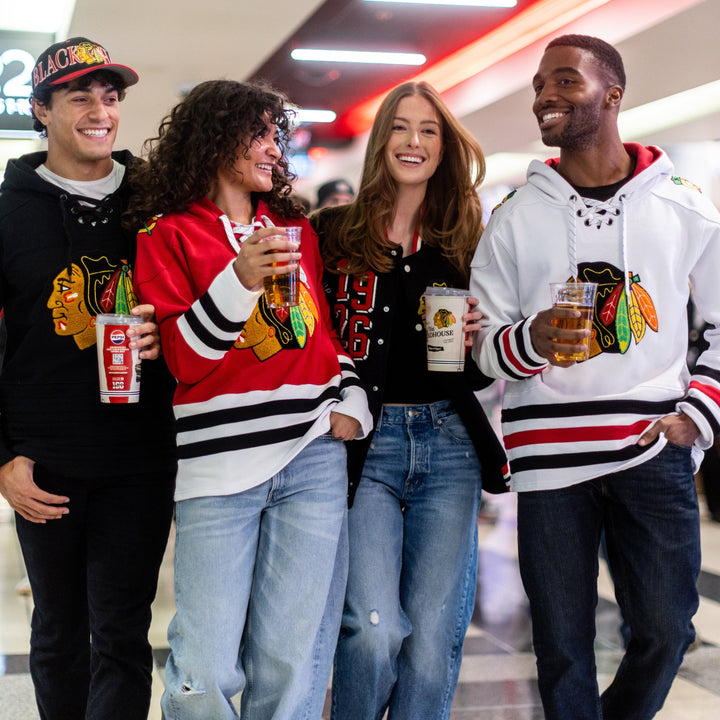 Blackhawks Originals Red Hockey Hoodie