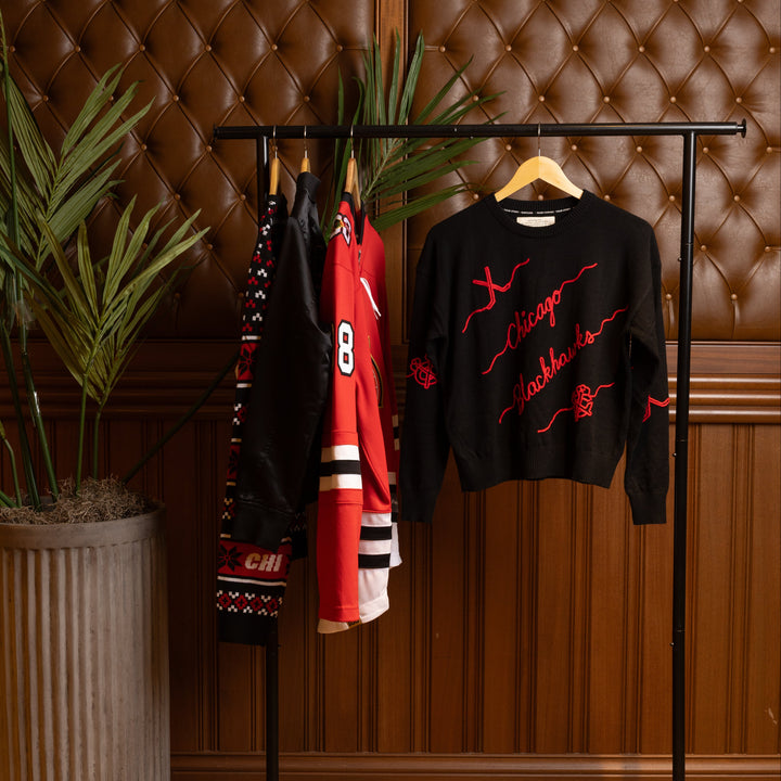 Kadyluxe Chicago Blackhawks Women's Love Letter Sweater