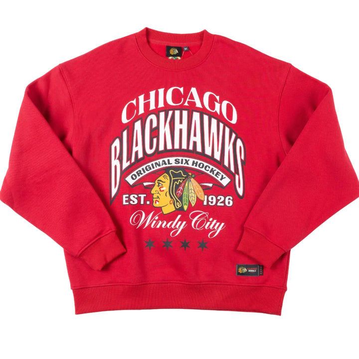 Blackhawks Originals Windy City Graphic Crewneck