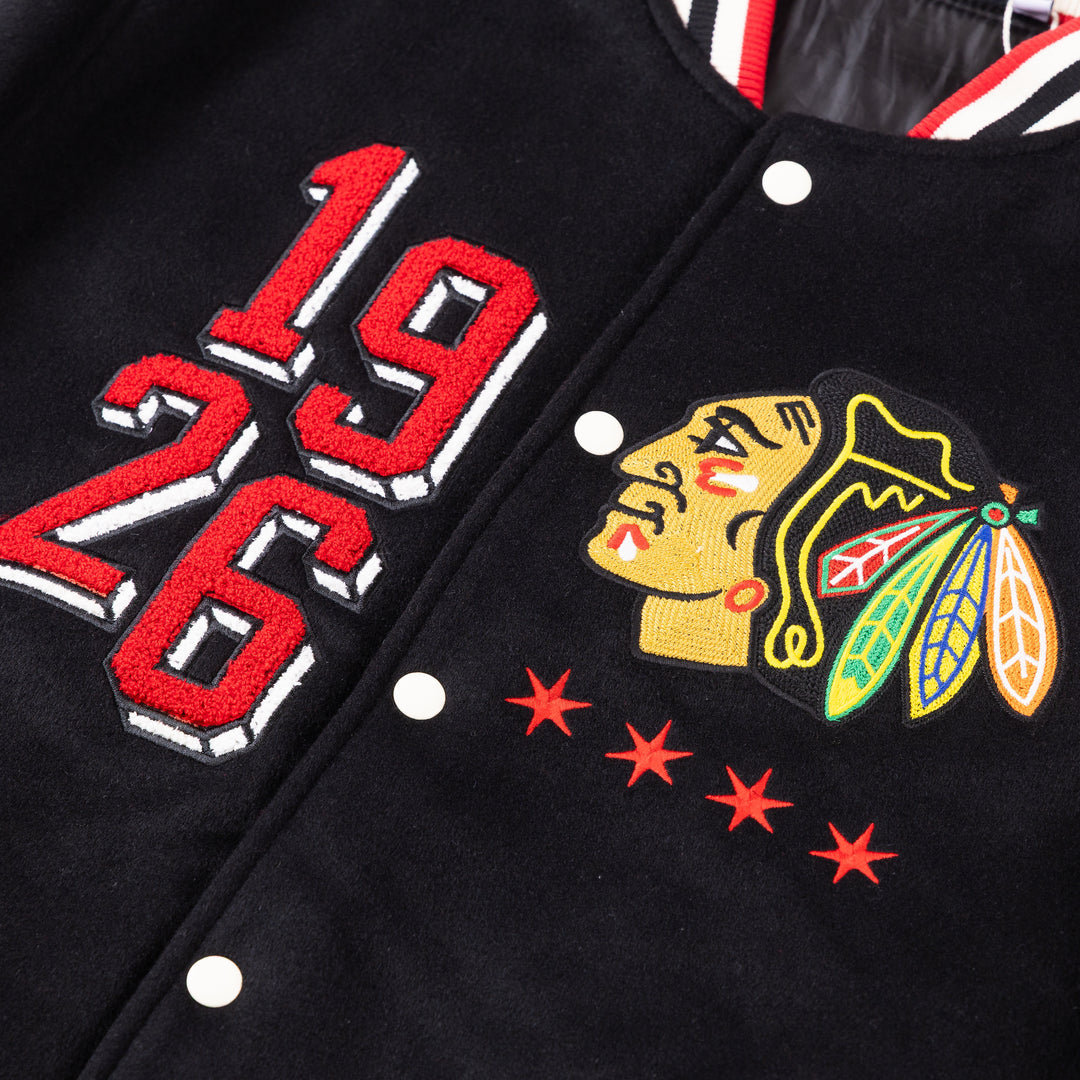 Blackhawks Originals Wool Varsity Jacket
