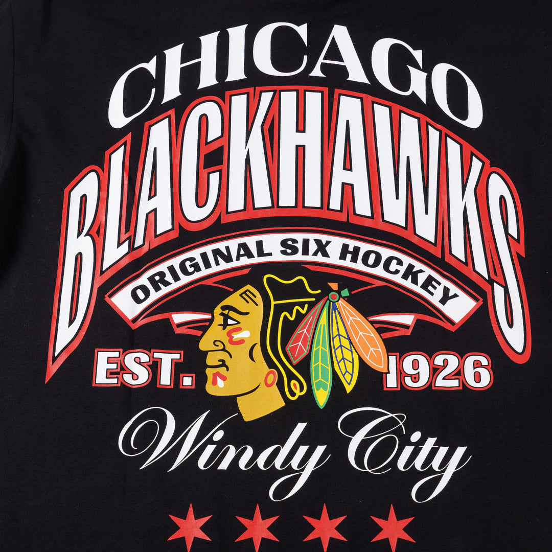 Blackhawks Originals Windy City Oversized Graphic Tee