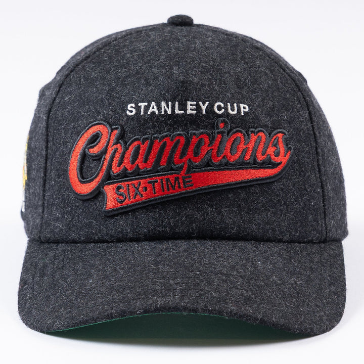 American Needle Chicago Blackhawks 6X Stanley Cup Champions Archive Roscoe Hat