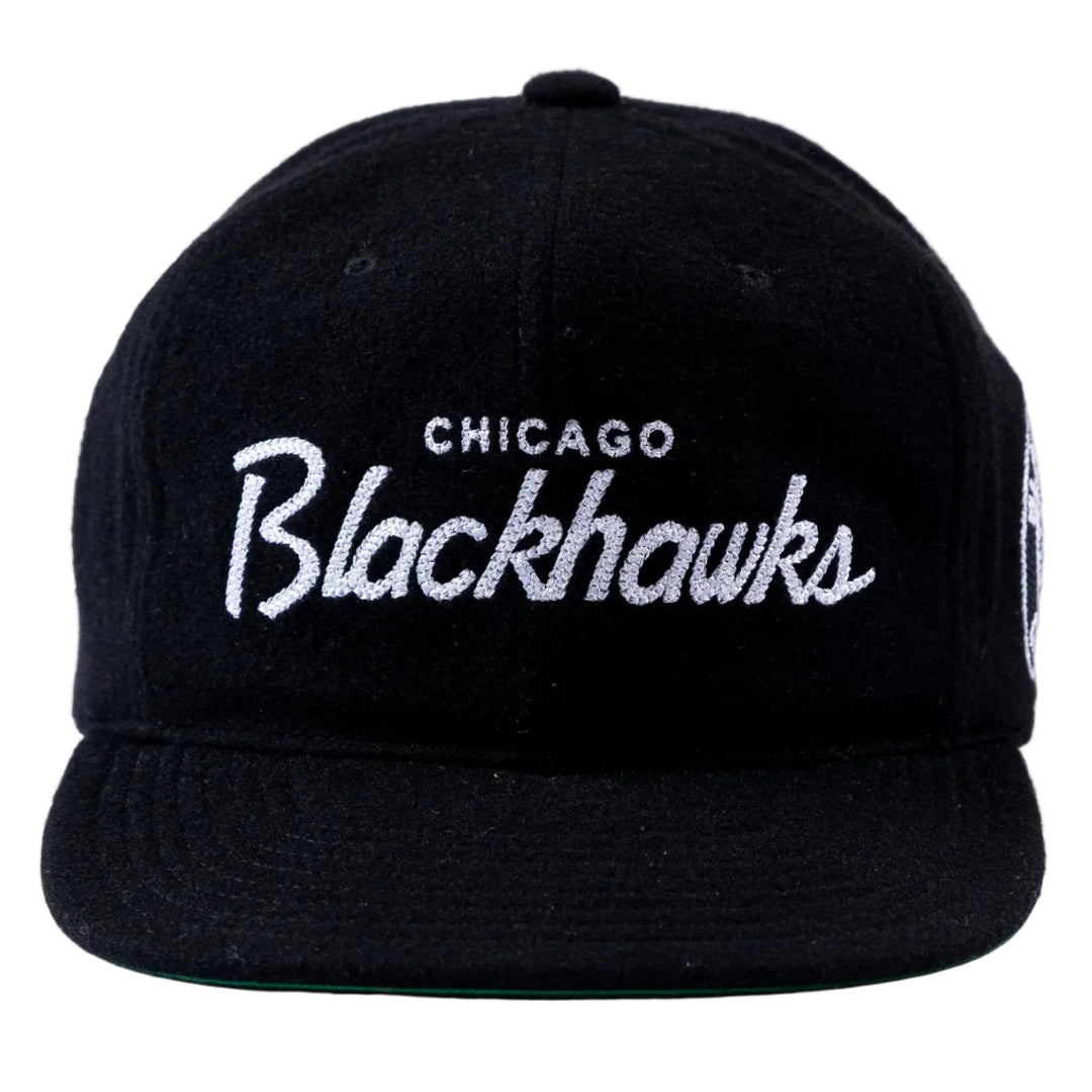 Mitchell &amp; Ness Chicago Blackhawks Vintage Fit Script Adjustable Hat