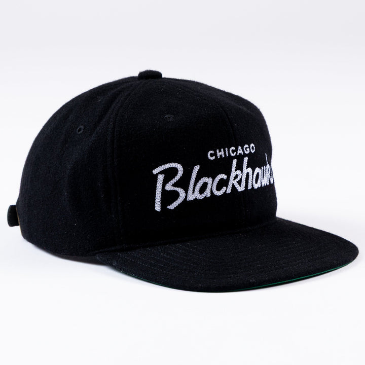 Mitchell &amp; Ness Chicago Blackhawks Vintage Fit Script Adjustable Hat