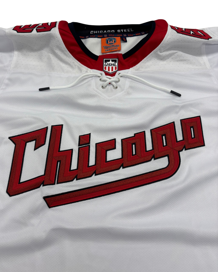 Chicago Steel New White Replica Jersey