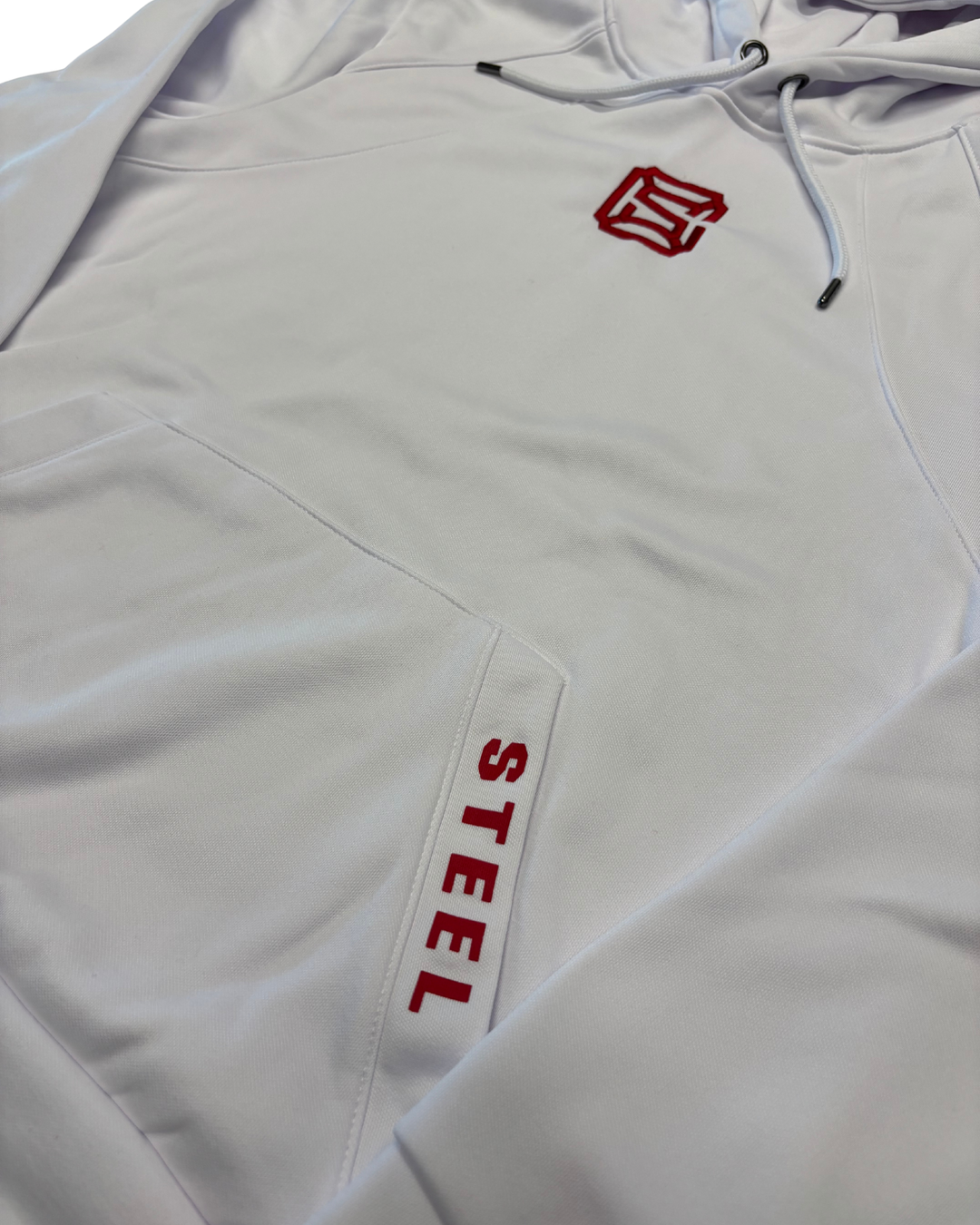 Chicago Steel White Hooded Sweatshirt