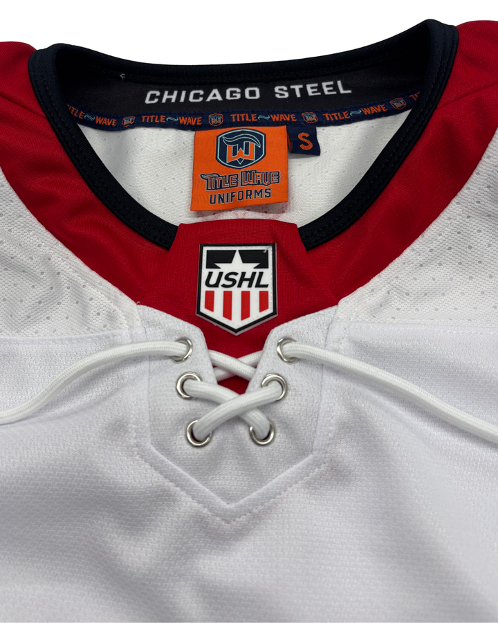 Chicago Steel New White Replica Jersey