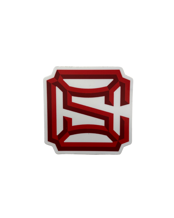 Chicago Steel Red Primary Logo Sticker