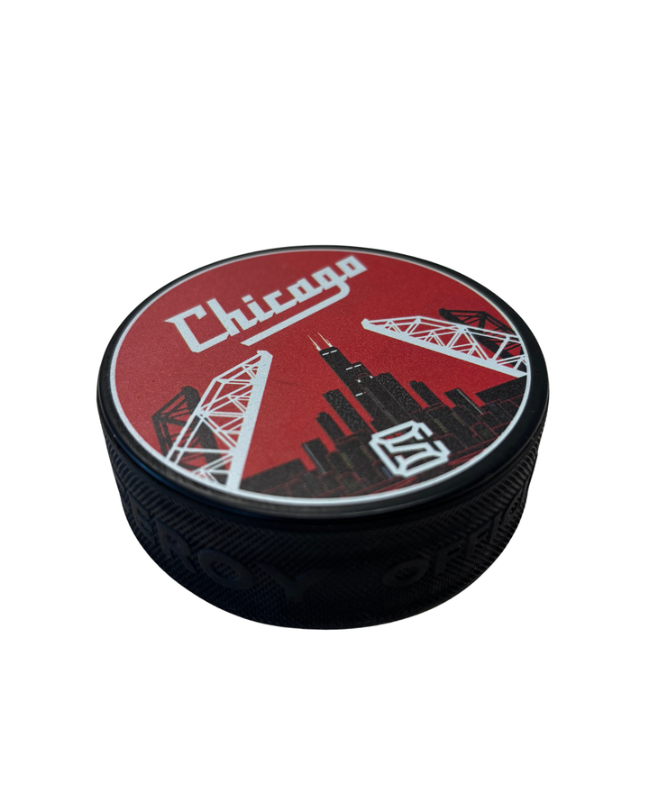 Chicago Steel Bridge Souvenir Puck