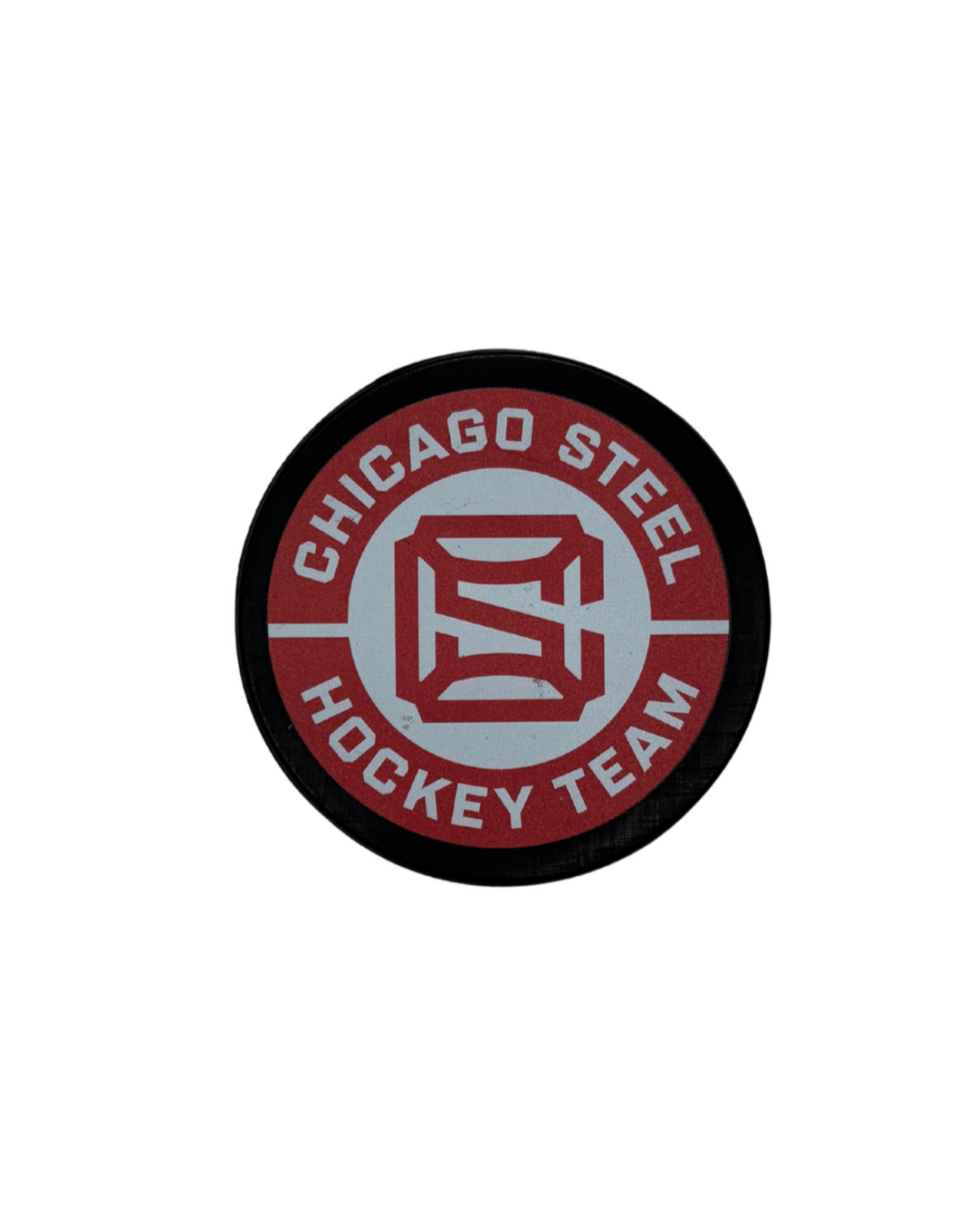 Chicago Steel My First Game Puck