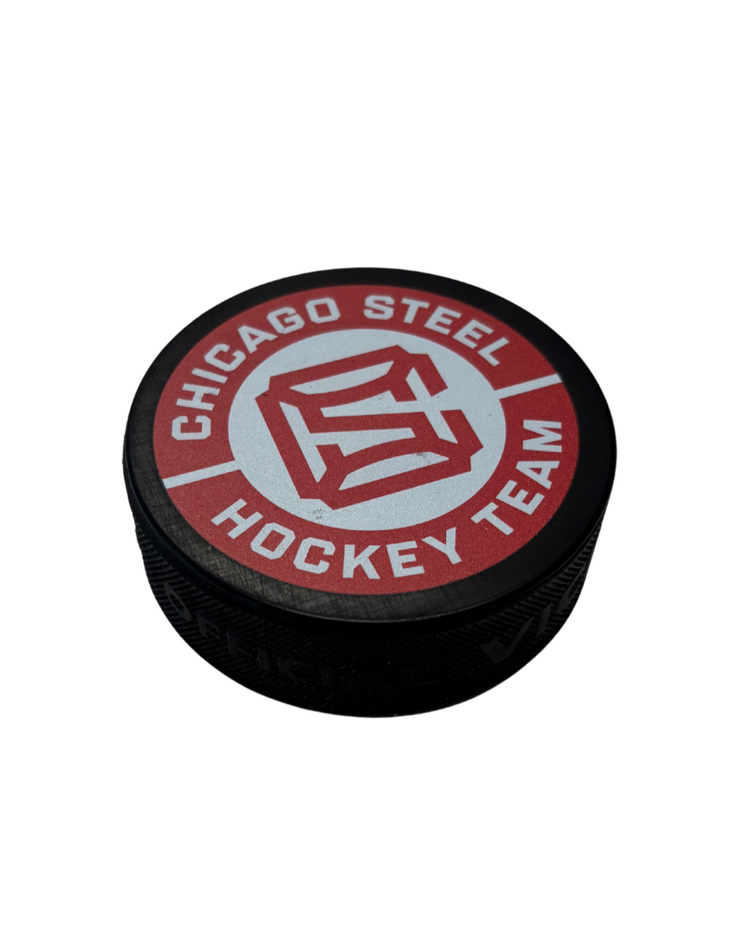 Chicago Steel My First Game Puck