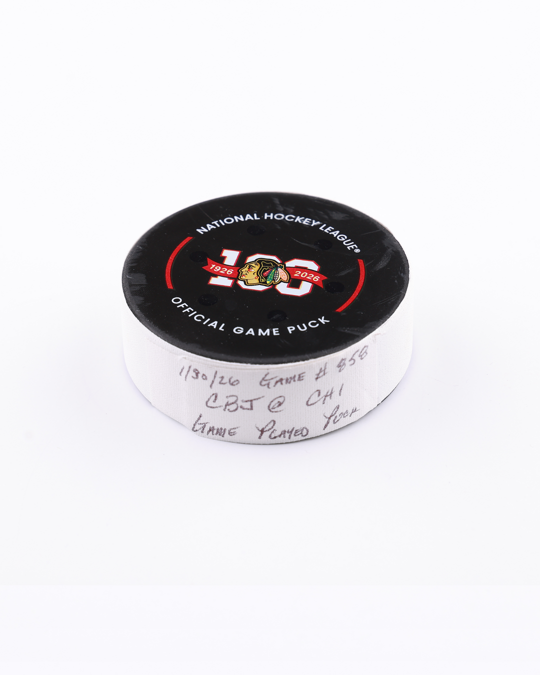 Game-Used Puck 1/30/26 24900