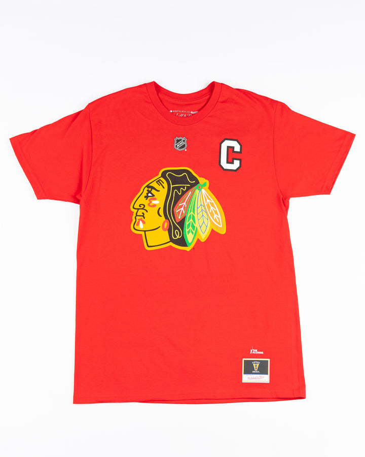 Mitchell & Ness Chicago Blackhawks 1997 Chelios Legacy Name and Number Tee