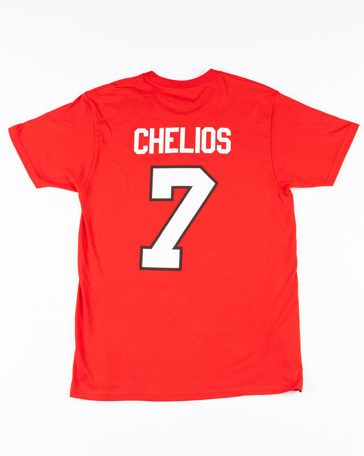 Mitchell & Ness Chicago Blackhawks 1997 Chelios Legacy Name and Number Tee