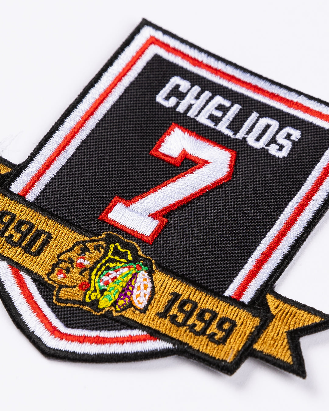 Chicago Blackhawks Chris Chelios Retirement Patch