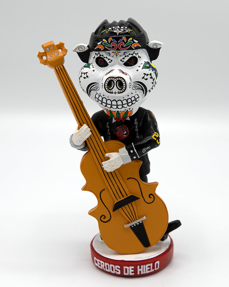 Rockford IceHogs Day of the Dead bobblehead - front lay flat