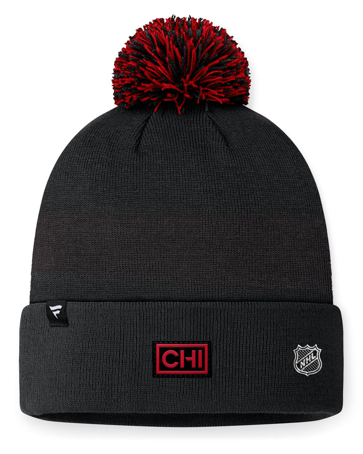 Chicago Blackhawks 2024 NHL Draft Pom Beanie