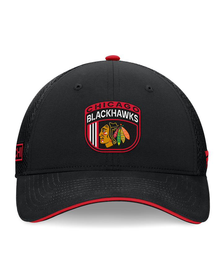 Fanatics Chicago Blackhawks 2024 Draft Authentic Pro Trucker Cap