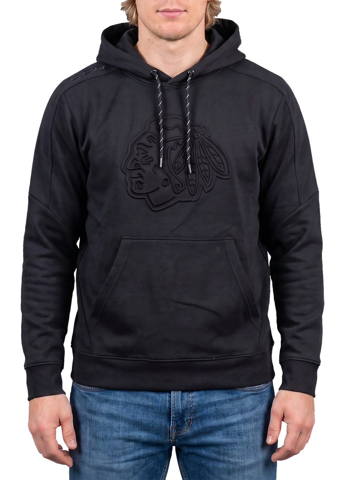 CCM Chicago Blackhawks Premium Tonal Hoodie