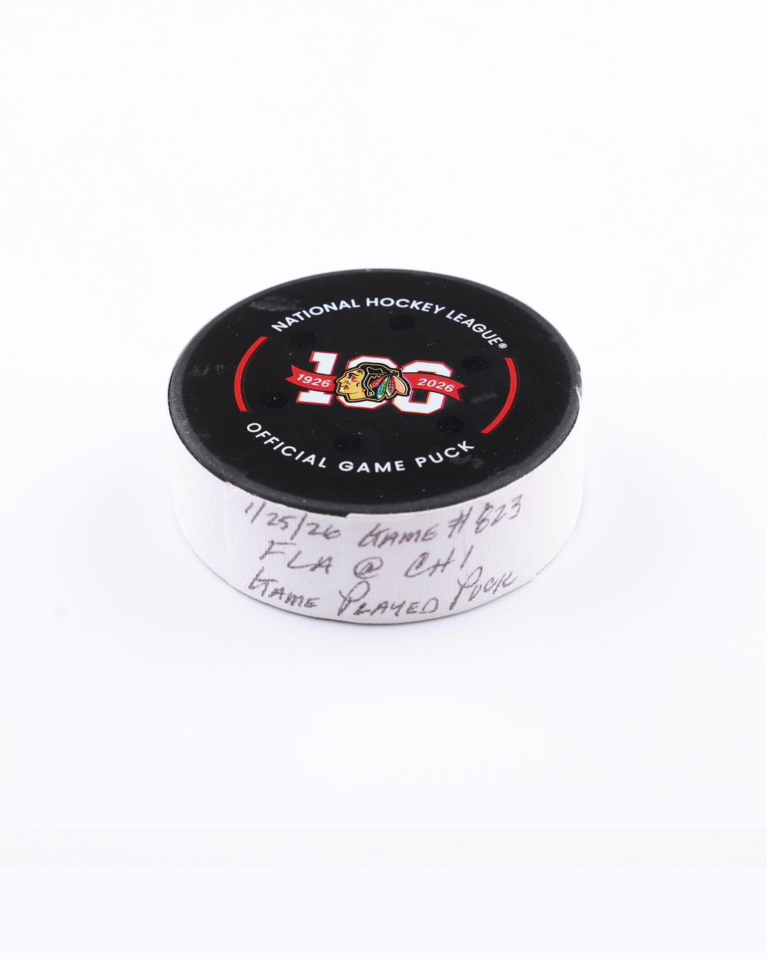 Game-Used Puck 1/25/26 24864