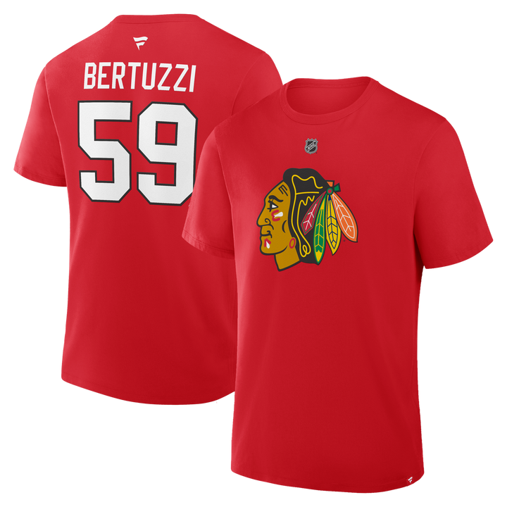 Fanatics Tyler Bertuzzi Chicago Blackhawks Player Tee